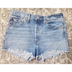 Levi's women's 501 high waisted shorts